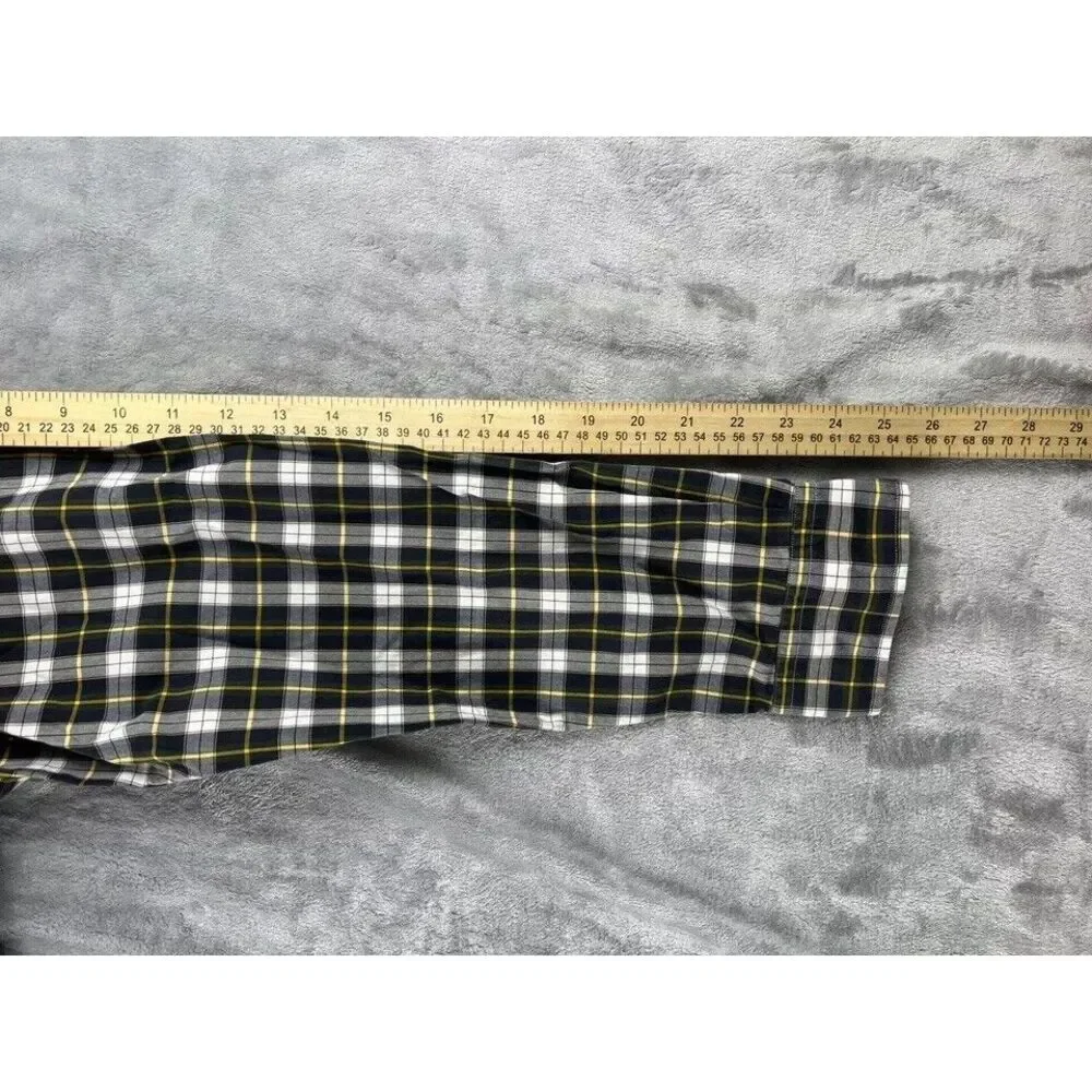 Ralph Lauren Polo Men's XL Green/yellow Plaid Button-Down  Shirt‎